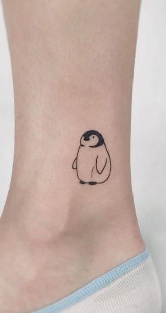 Penguin tattoo forwomen 2