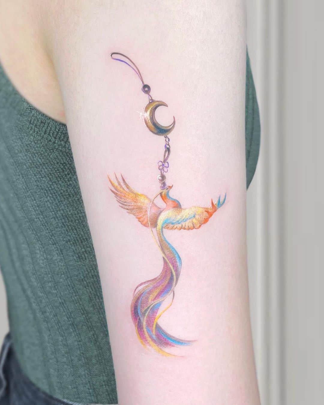 Phoenix tattoo design by tattooist yeye