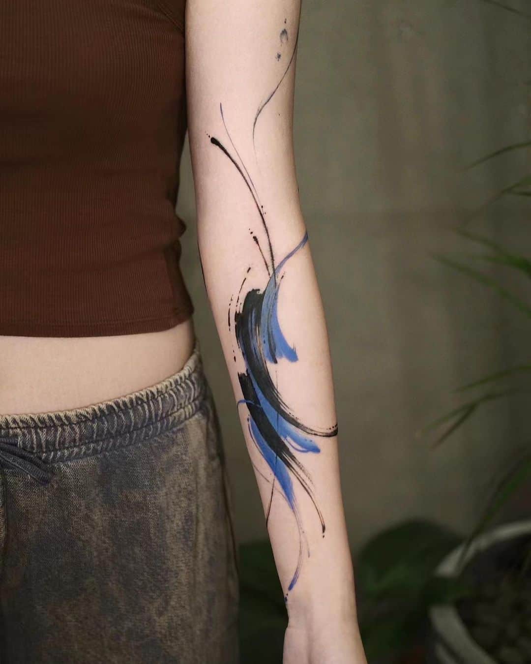 Realistic abstract tattoo by newtattoo studio