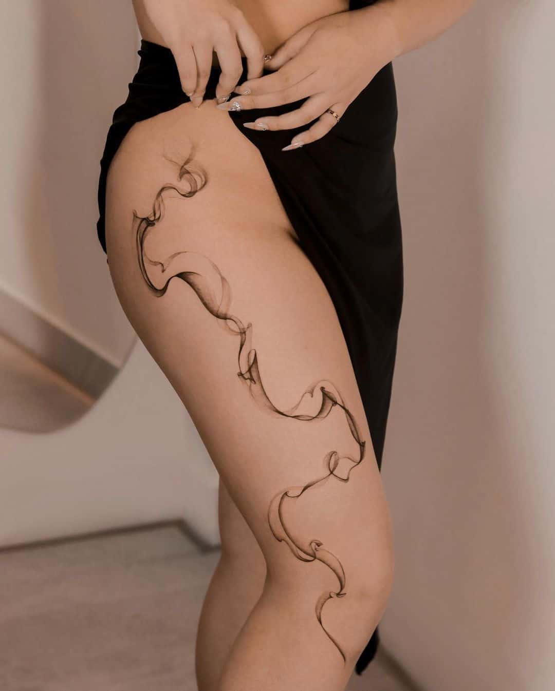 Realistic abstract tattoo by nhi.ink