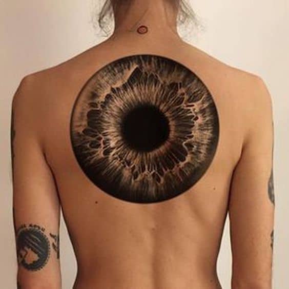 Realistic eye tattoo 1