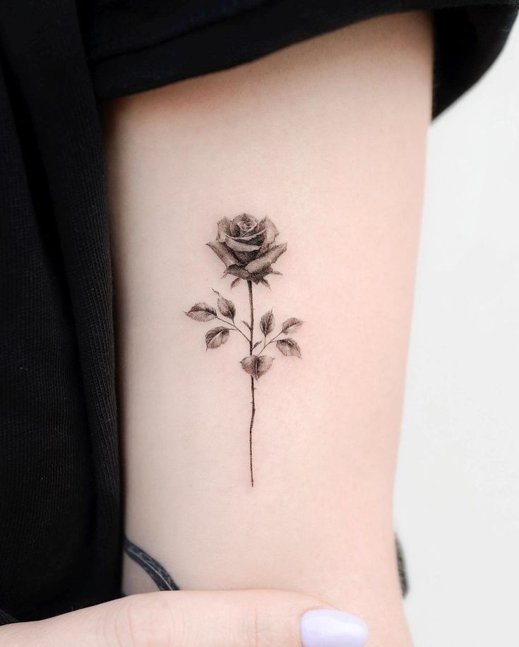 50+ Beautiful Rose Tattoo Ideas in 2024 | Single rose tattoos, Rose tattoo  forearm, Romantic tattoo