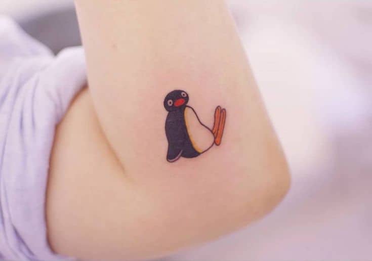 Small penguin tattoo1