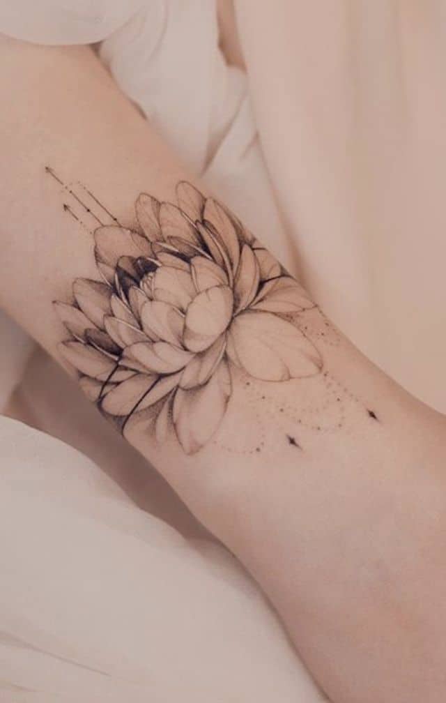 White lotus tattoo 3