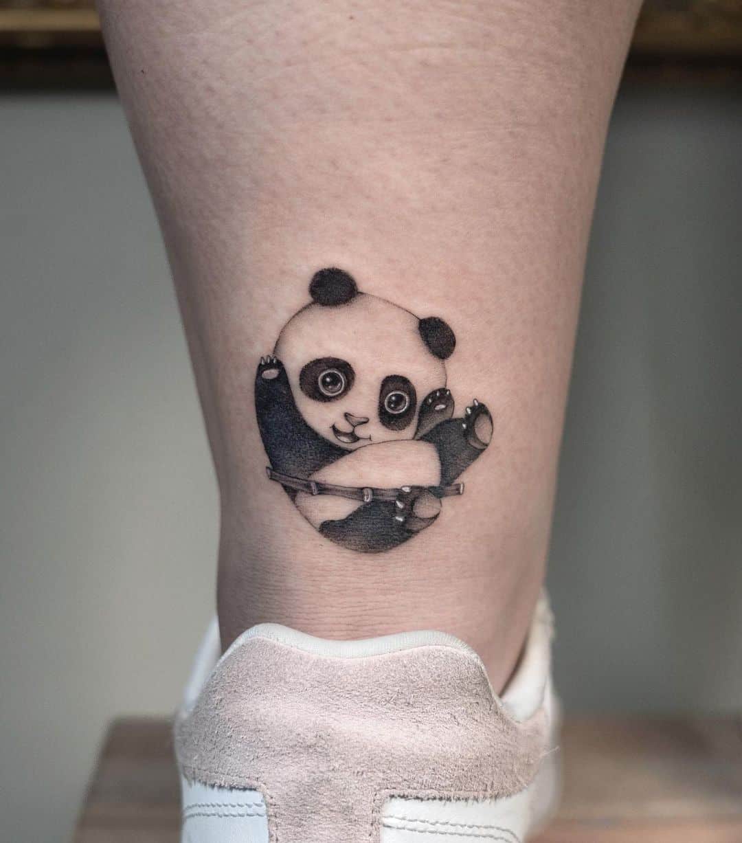 Cute Cartoon Panda Finger Tattoo Stickers Waterproof Long - Temu Luxembourg