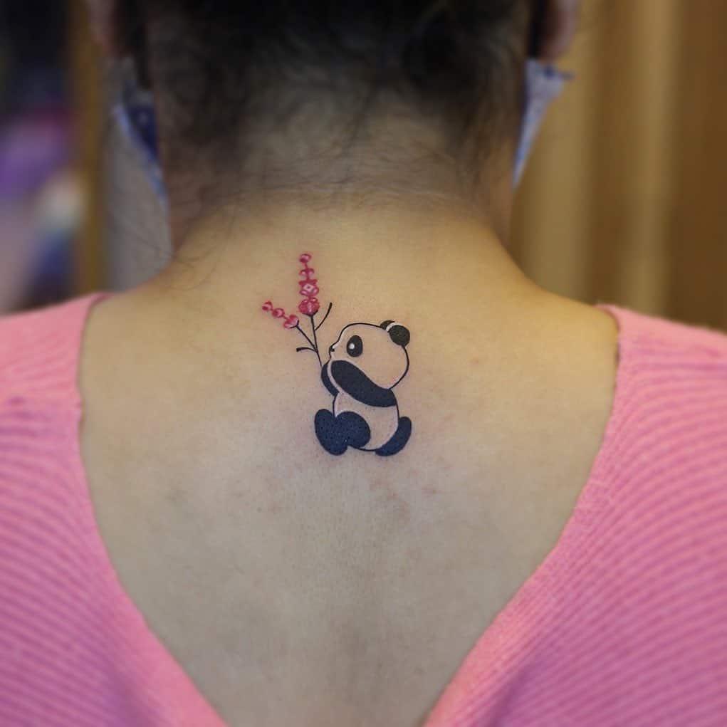 baby panda tattoo design by vishnuinktattoo