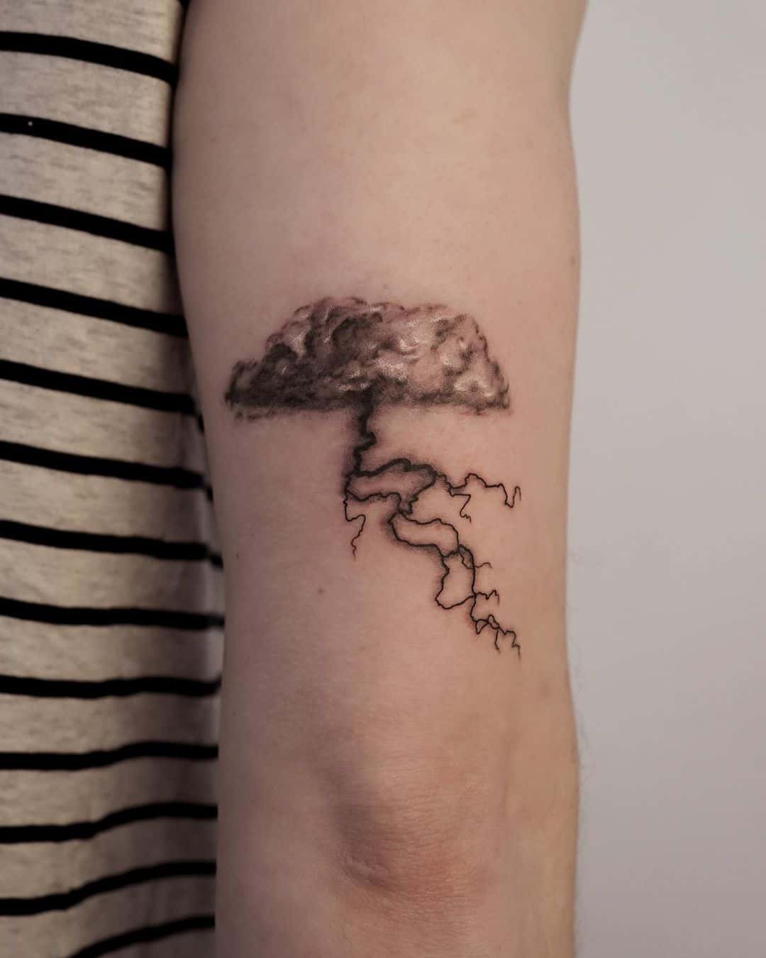 black cloud tattoo by jamjam.tattoo