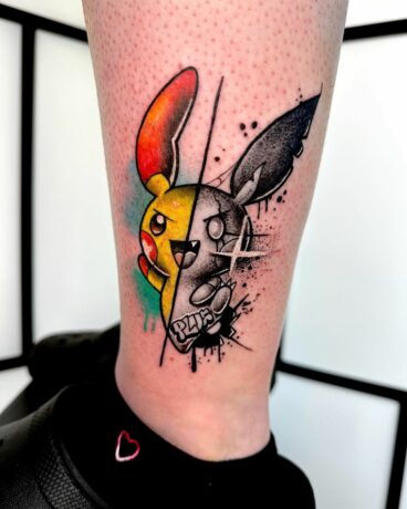 cute tattoos for men by silvertattoo