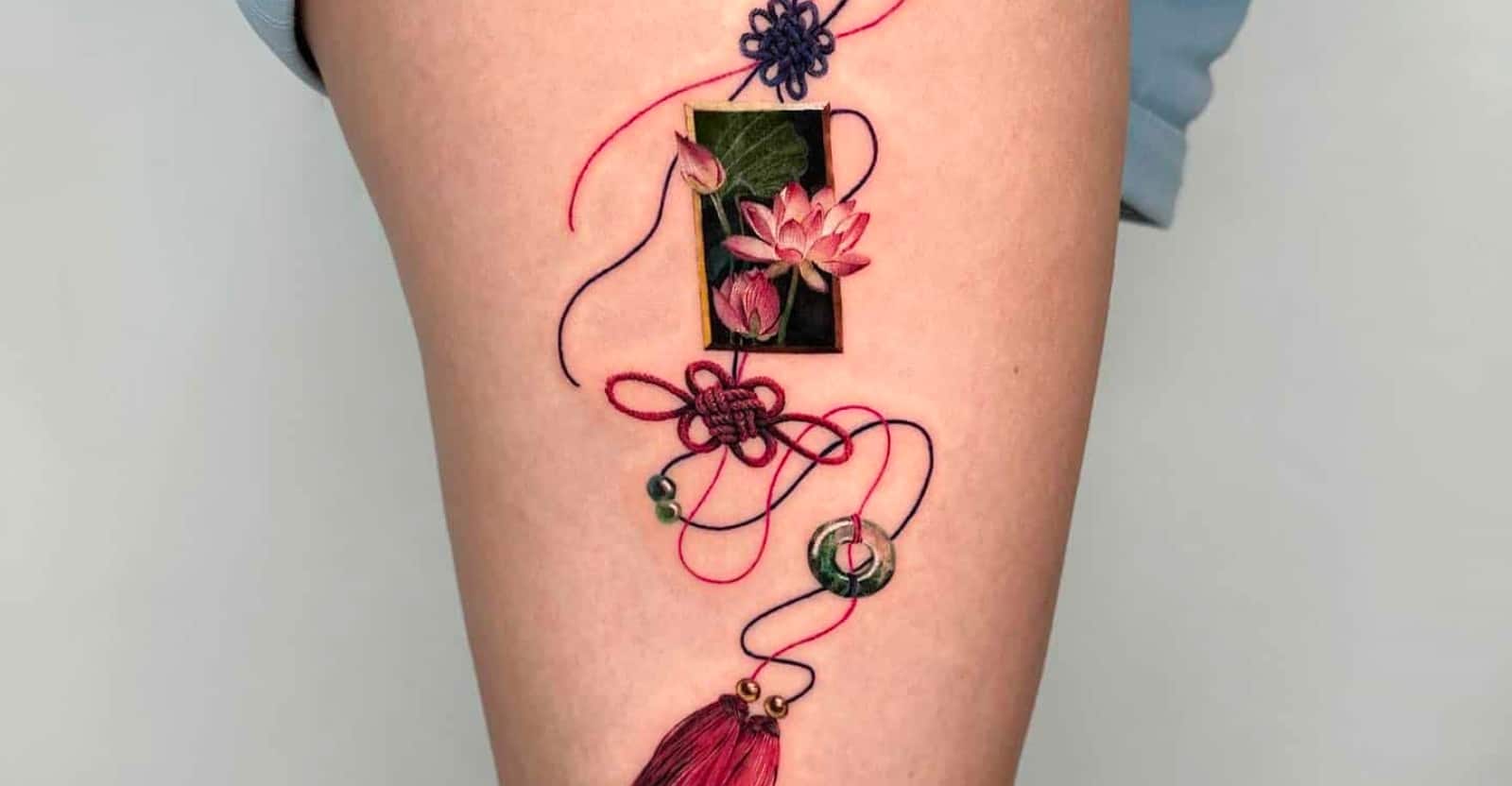 lotus flower tattoo design ideas