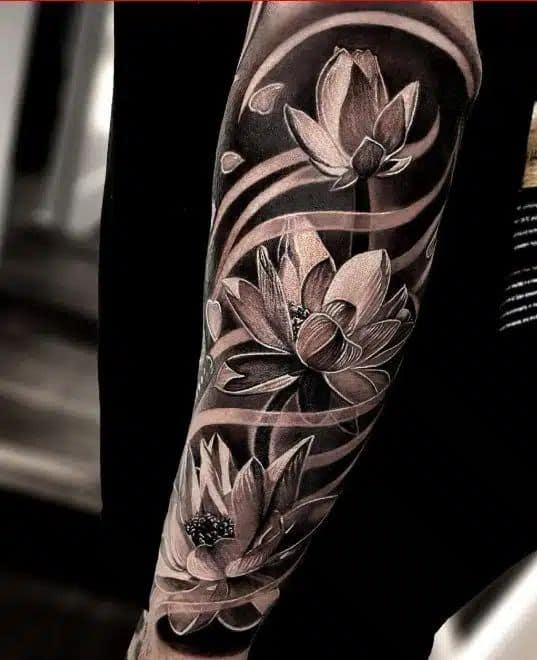 lotus tattoo for men 3