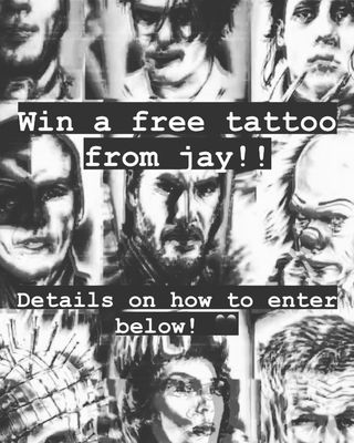 Red desert ink tattoo giveaway