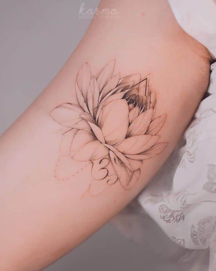 white lotus tattoo2