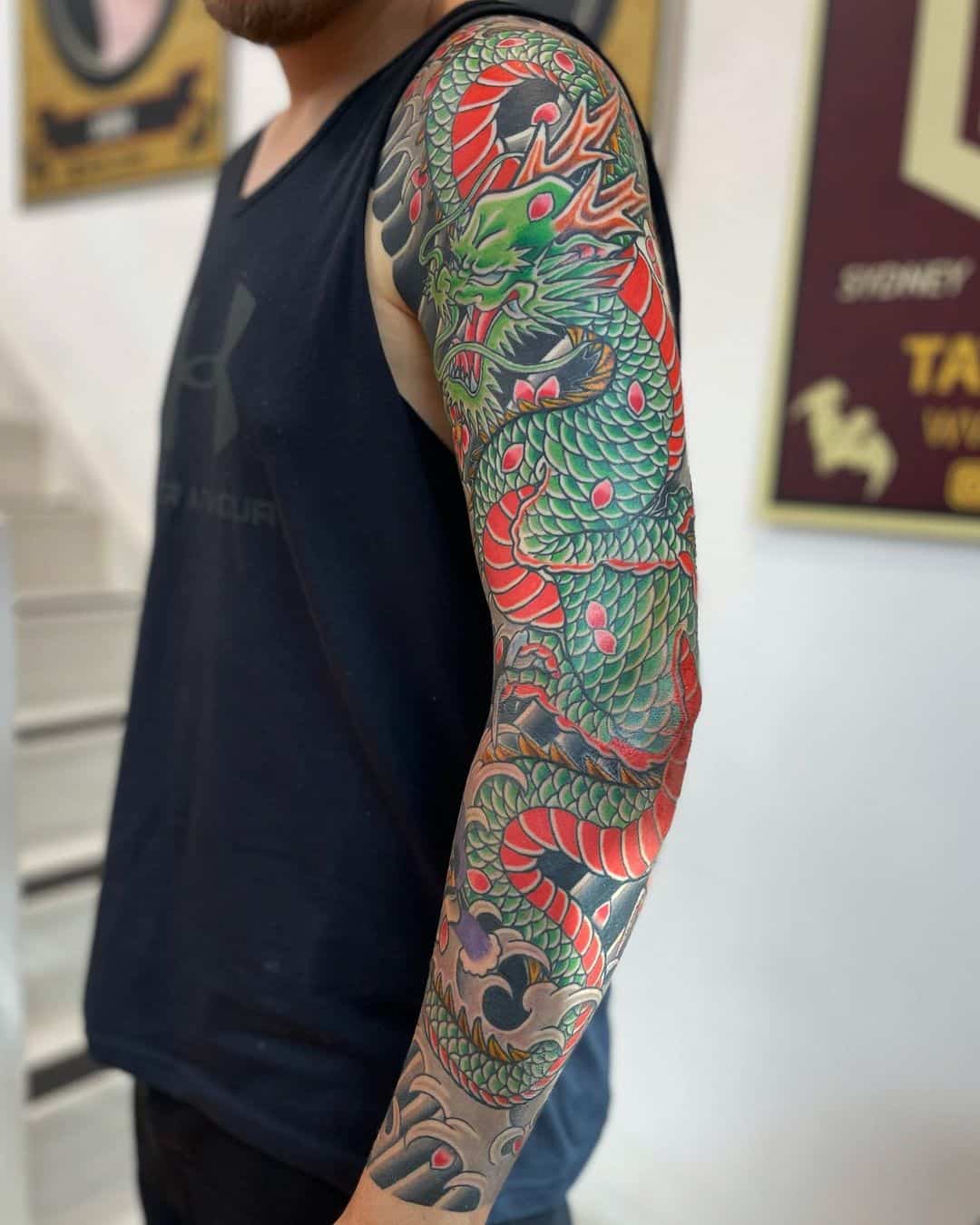 Amazing full sleeve tattoo design 2