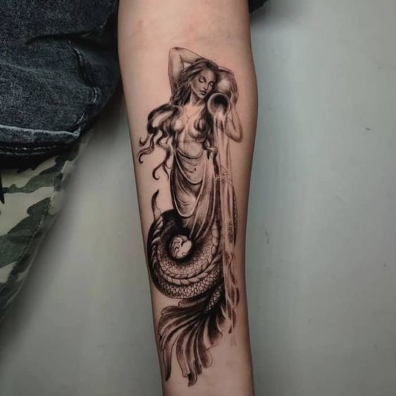 Aquarious tattoo 1
