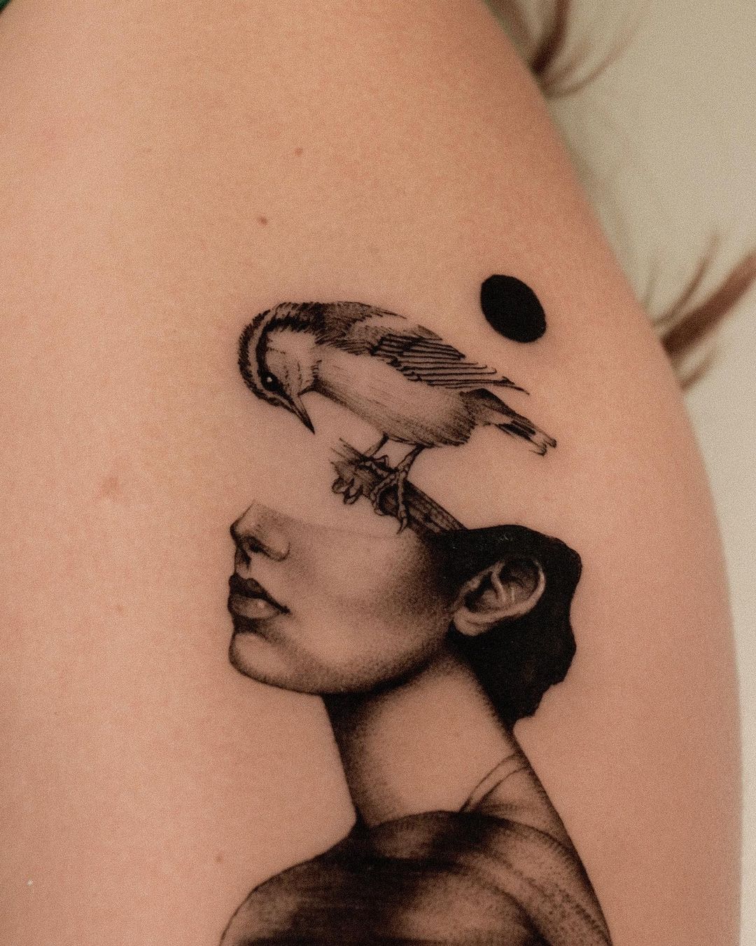 Bird tattoo design by claudiag.tattoo