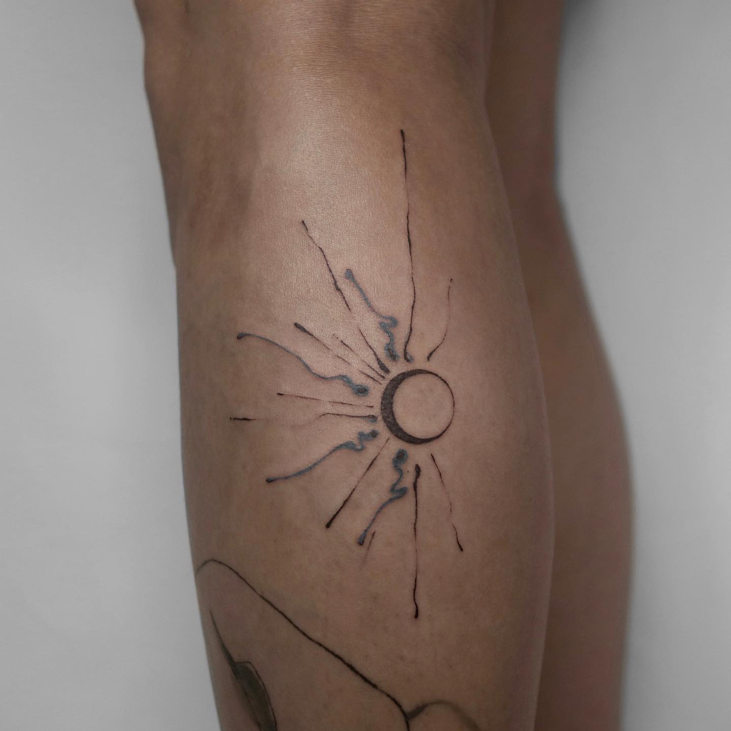 Blackwork abstract tattoo by kyma.tattoo