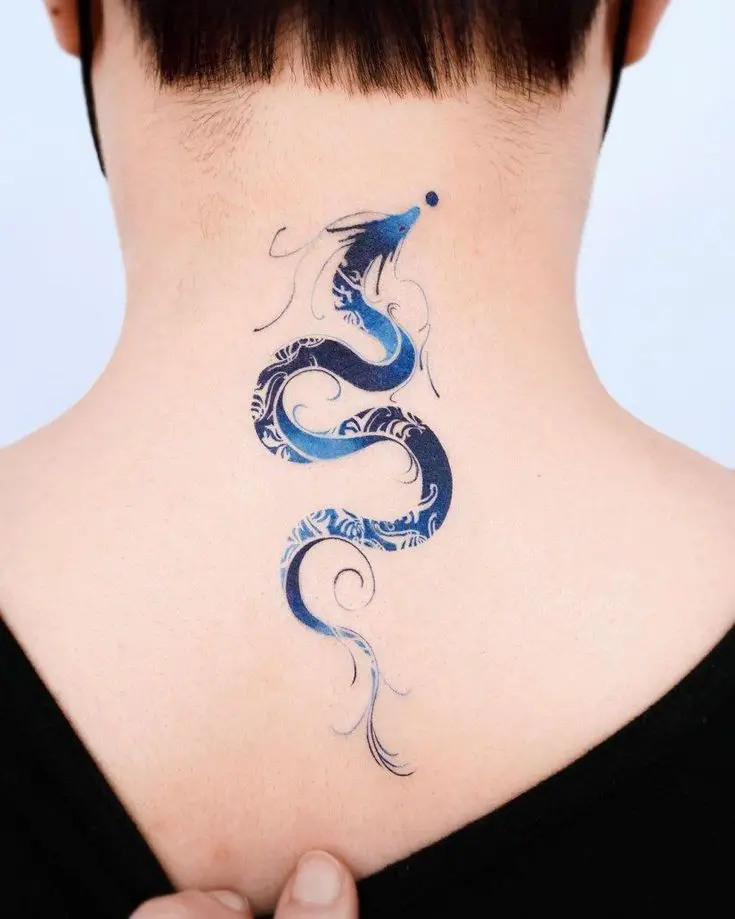 Blue dragon tattoo 2