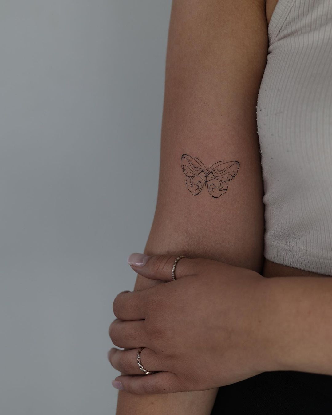 Butterfly tattoo design by akkurat tattoo