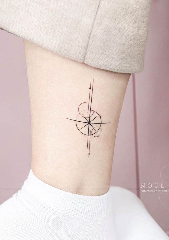 Compass tattoo 1