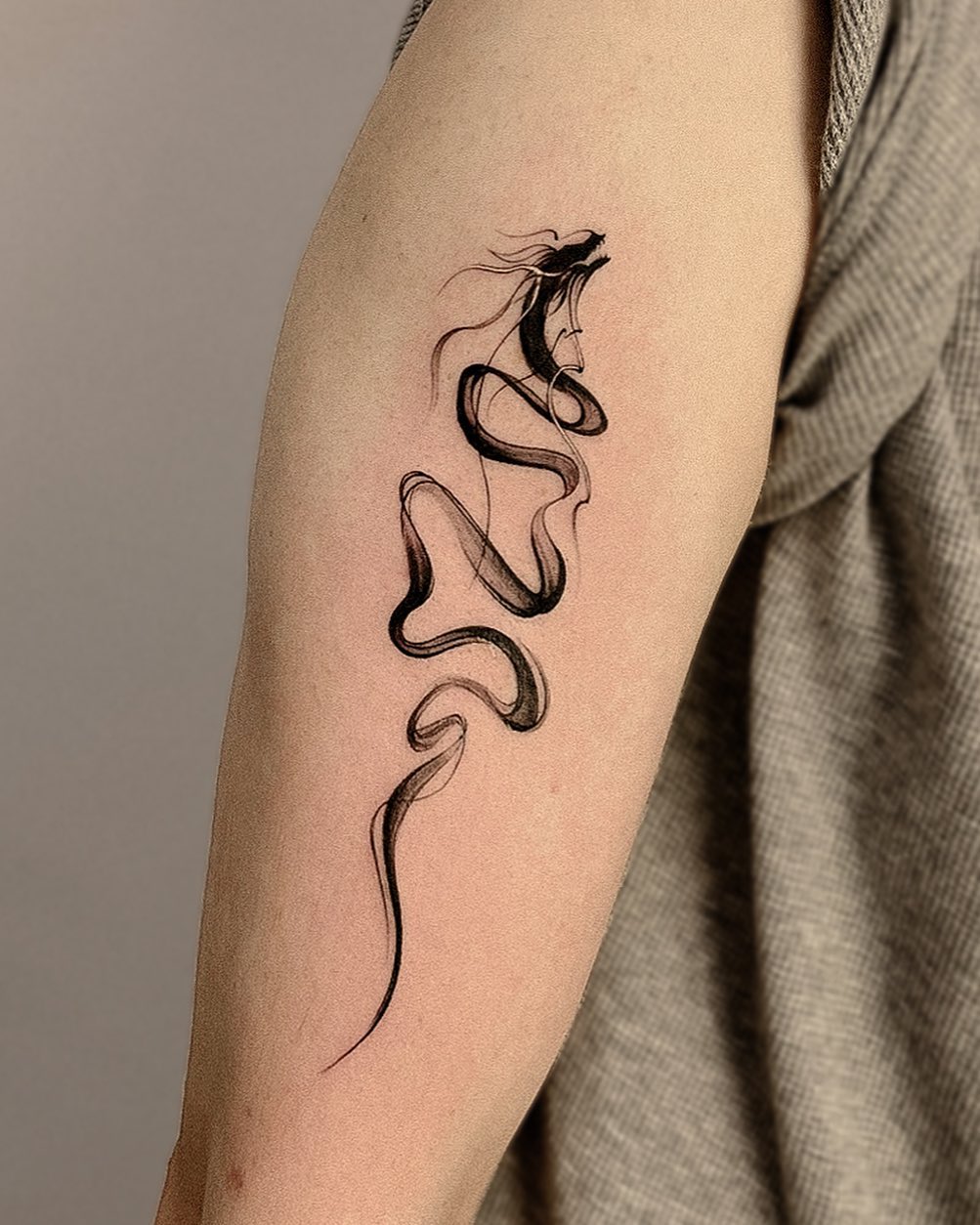 Dragon tattoo design by tattooist hoji