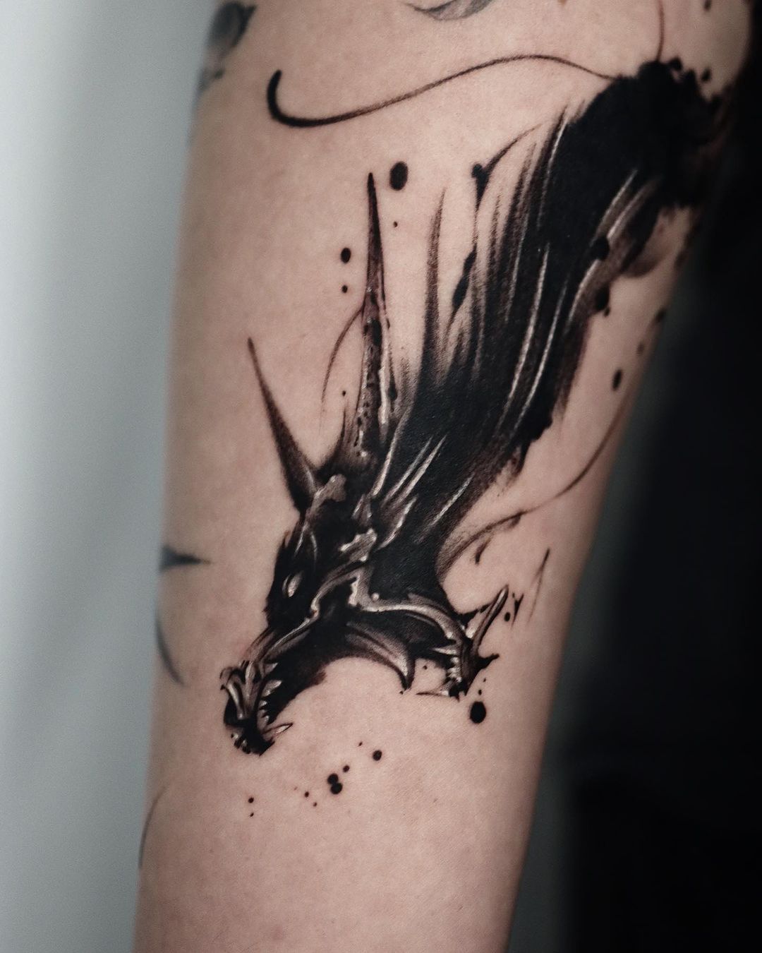 Dragon tattoo design by tattooist mate