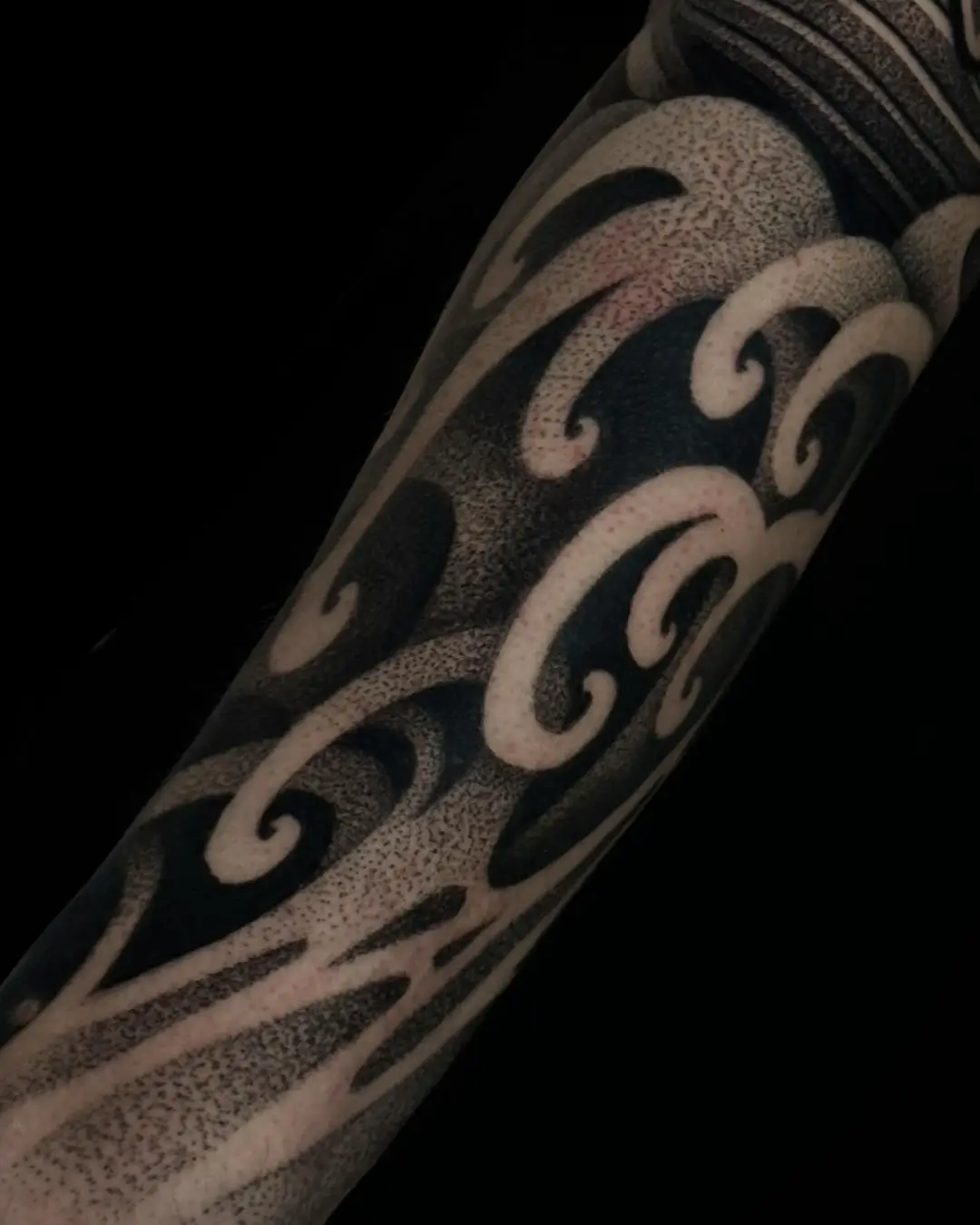 Japanes wave tattoo design by konradszimeth wt