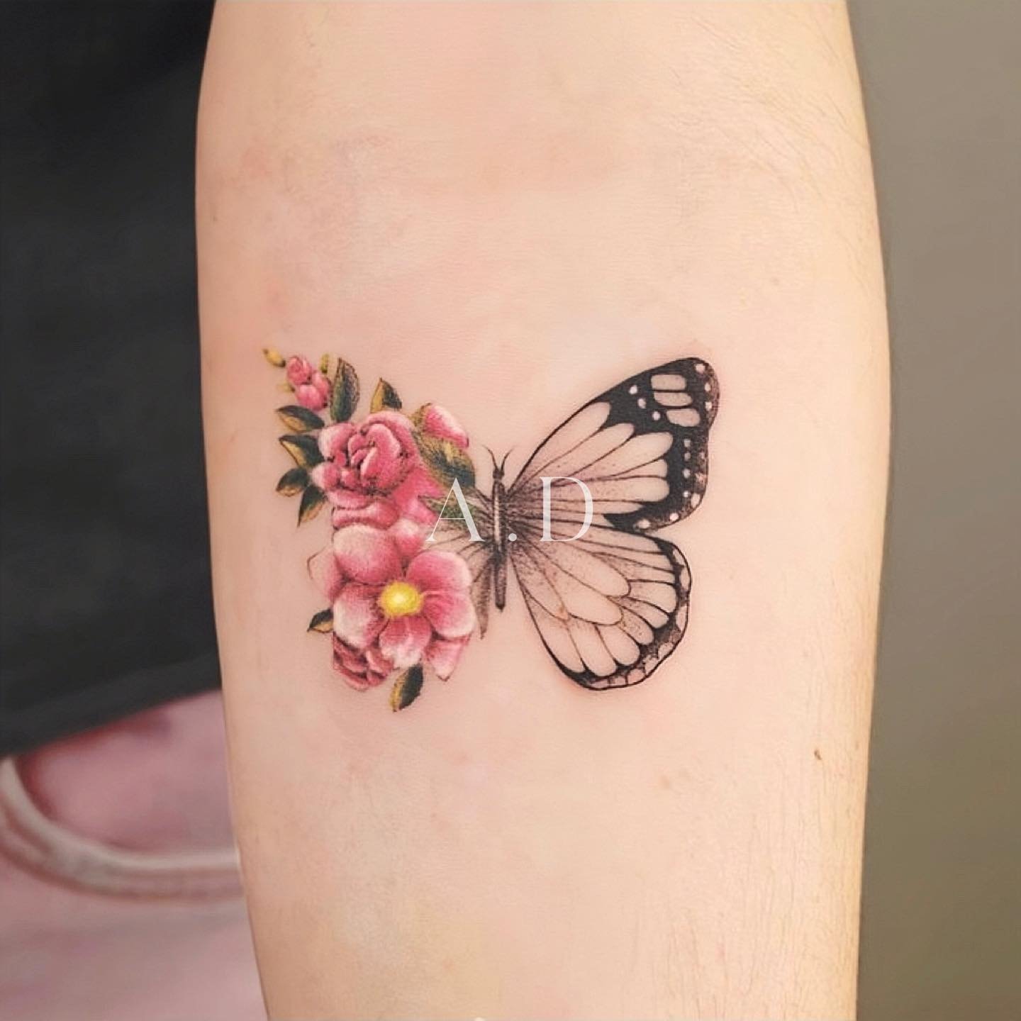 Mini butterfly tattoo design by modoink tattoo