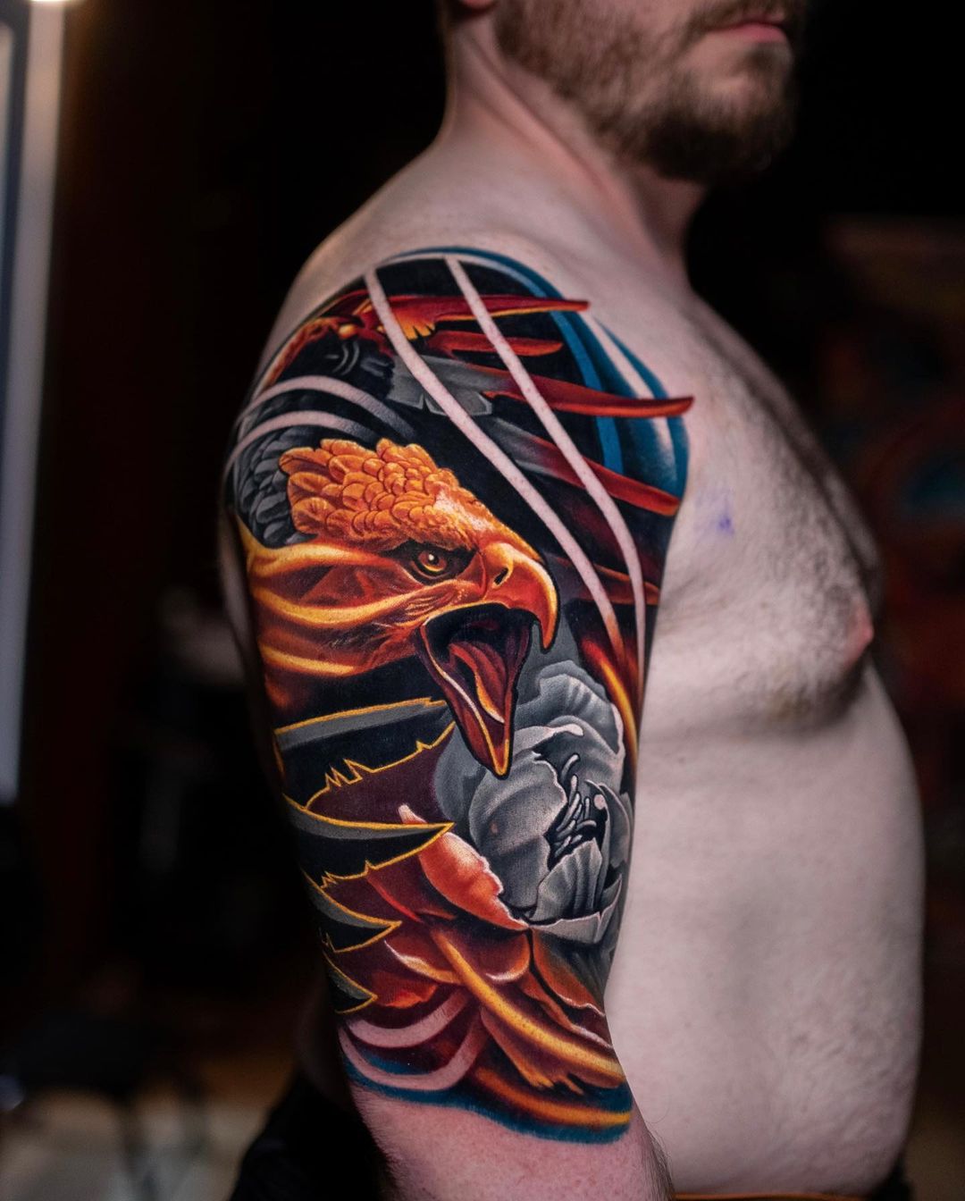 Phoenix tattoo design by volkantattooz