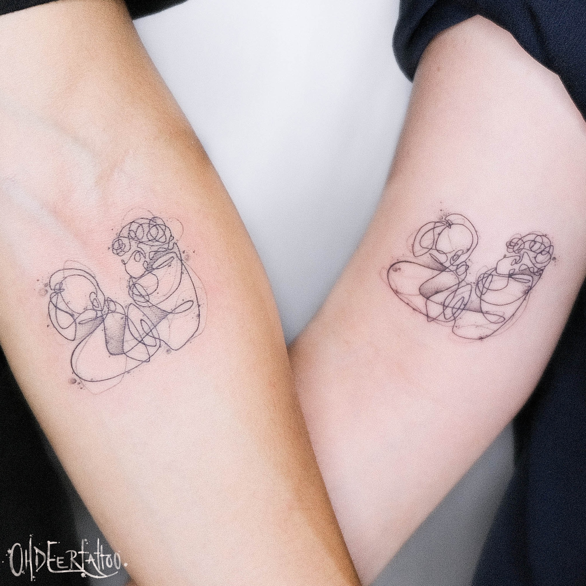 Small Cute Couple Tattoos - Best Tattoo Ideas Gallery