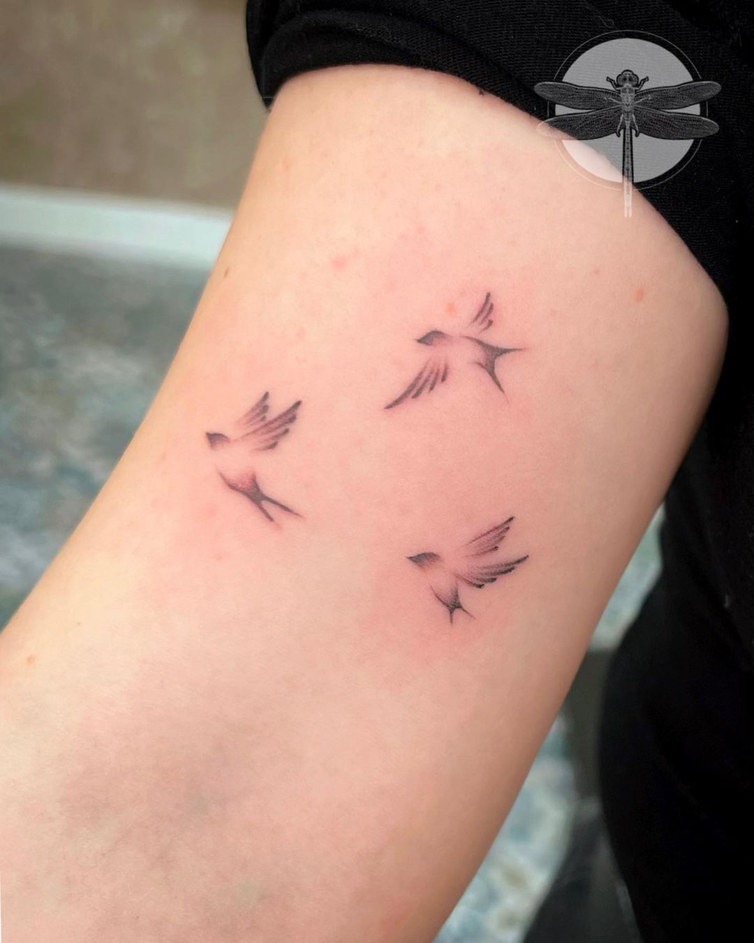 Small tattoo design by dragonflyink