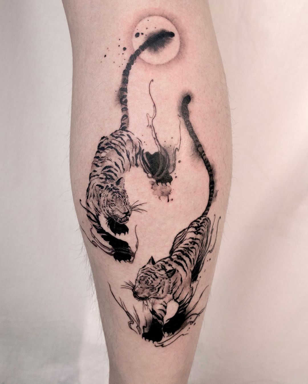 Tiger tattoo design by studiobybaum