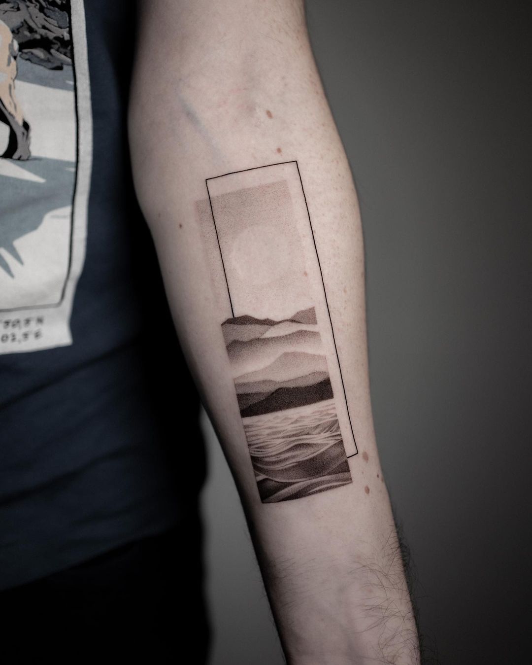 Waves tattoo ideas for men by fifine