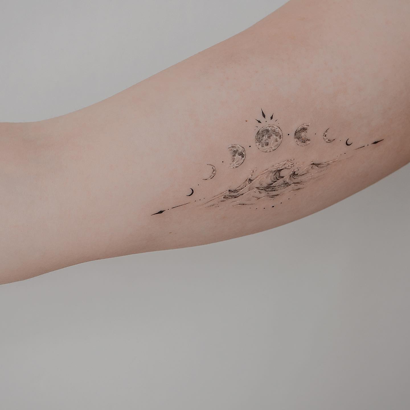 Waves tattoo ideas for women by lucas.dauner