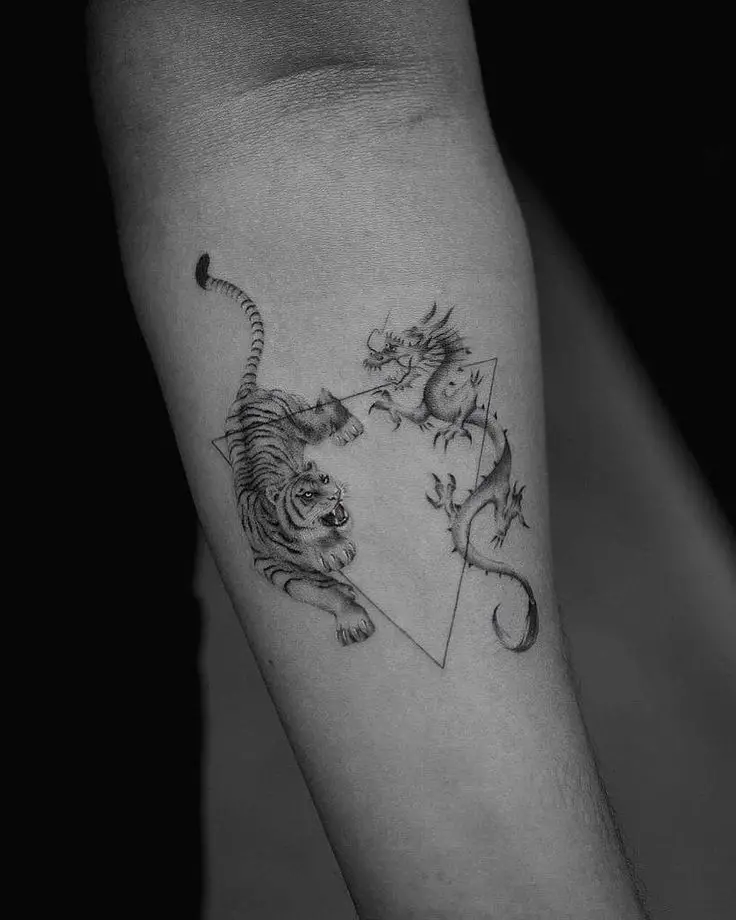 dragon and tiger tattoo 2