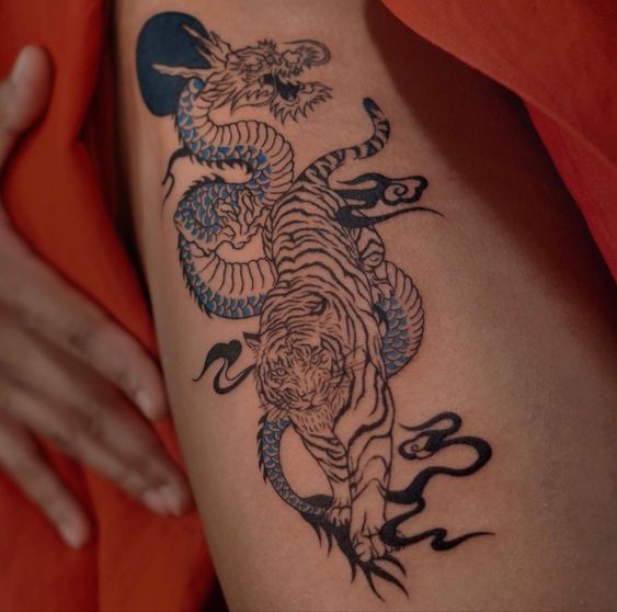 dragon and tiger tattoo 3