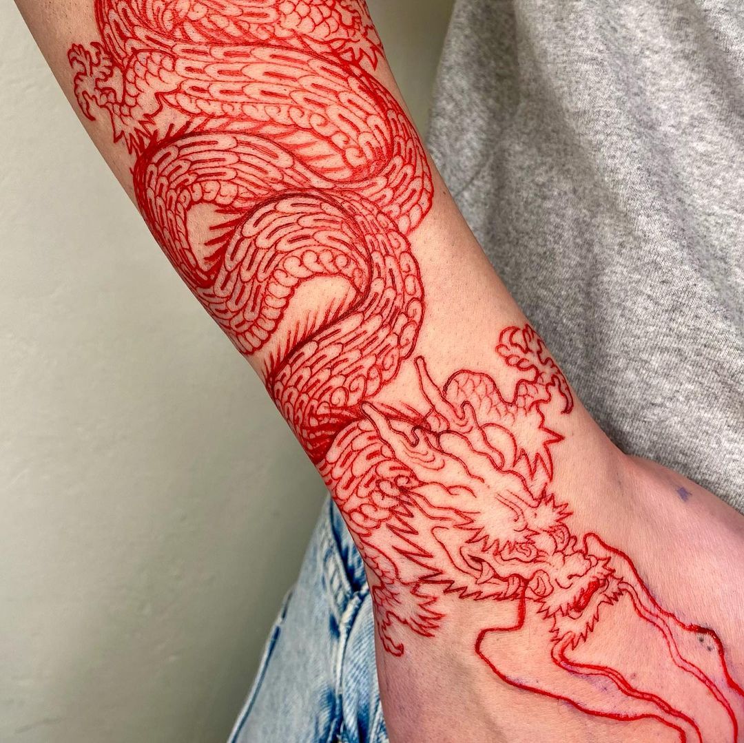 japanese dragon tattoo by