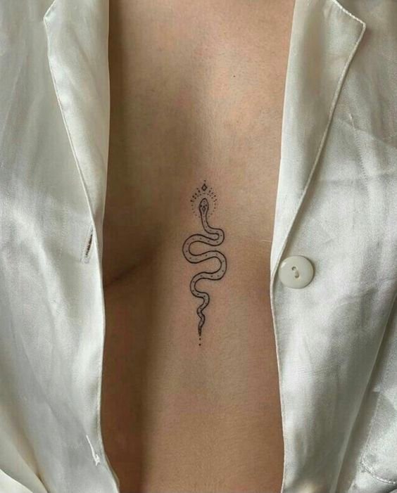 small snake tattoo 4