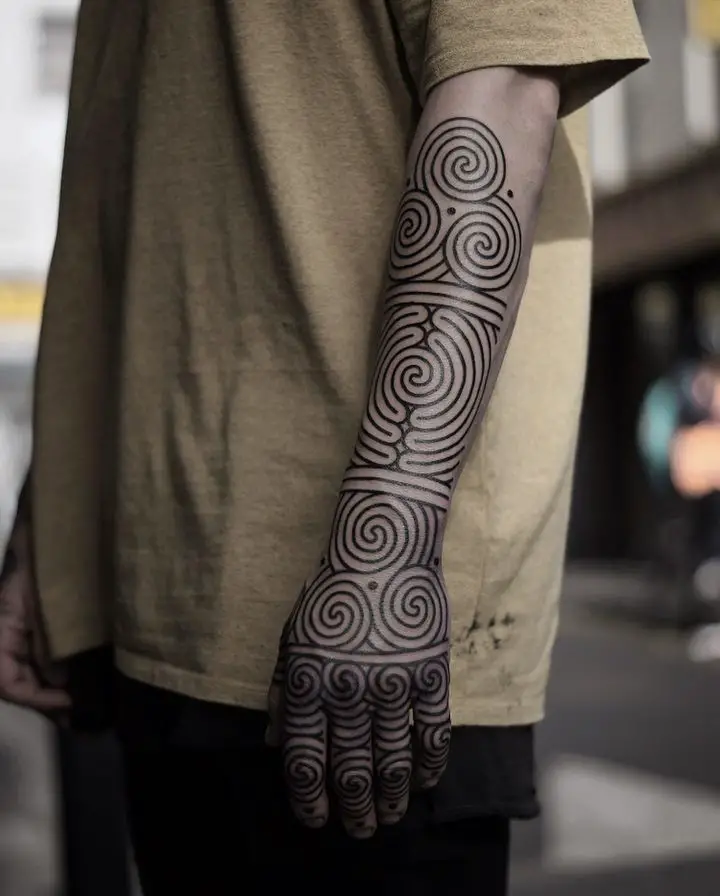 Celtic tattoo on sleeve by francesco.capro