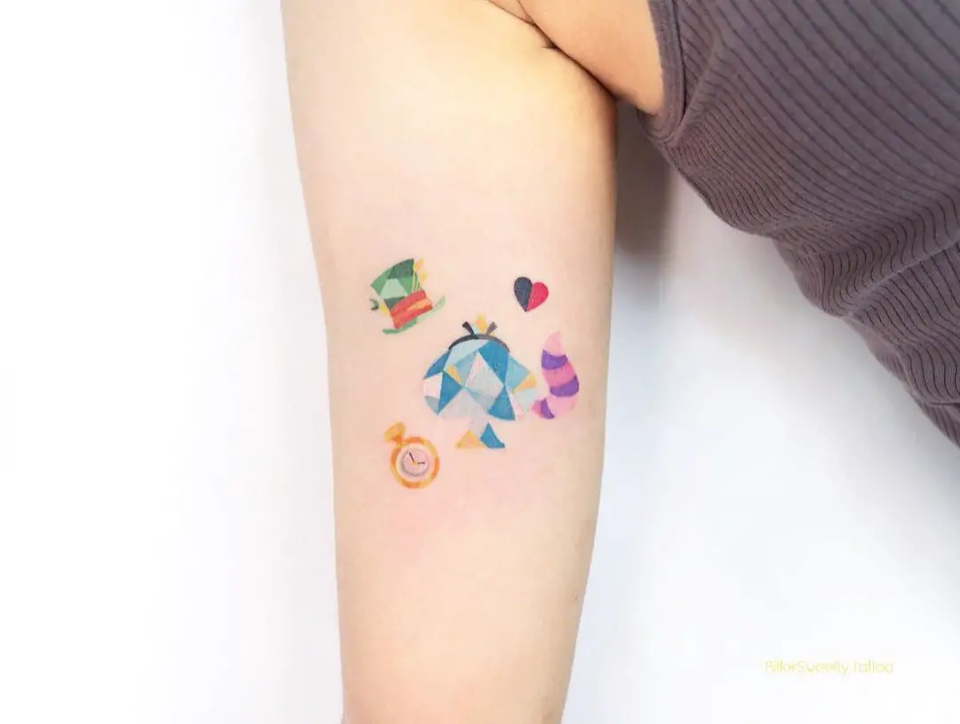 Colorful tattoo ideas for women by bittersweetly.tattoo