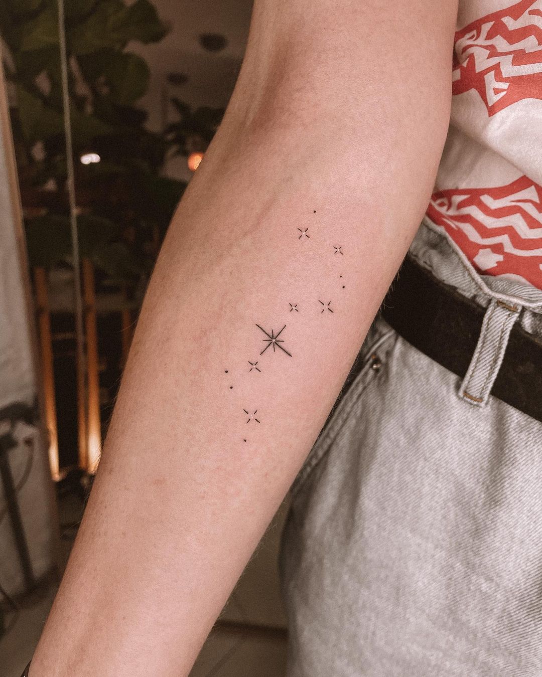 Constellation sleeve tattoo by phoebetattoos