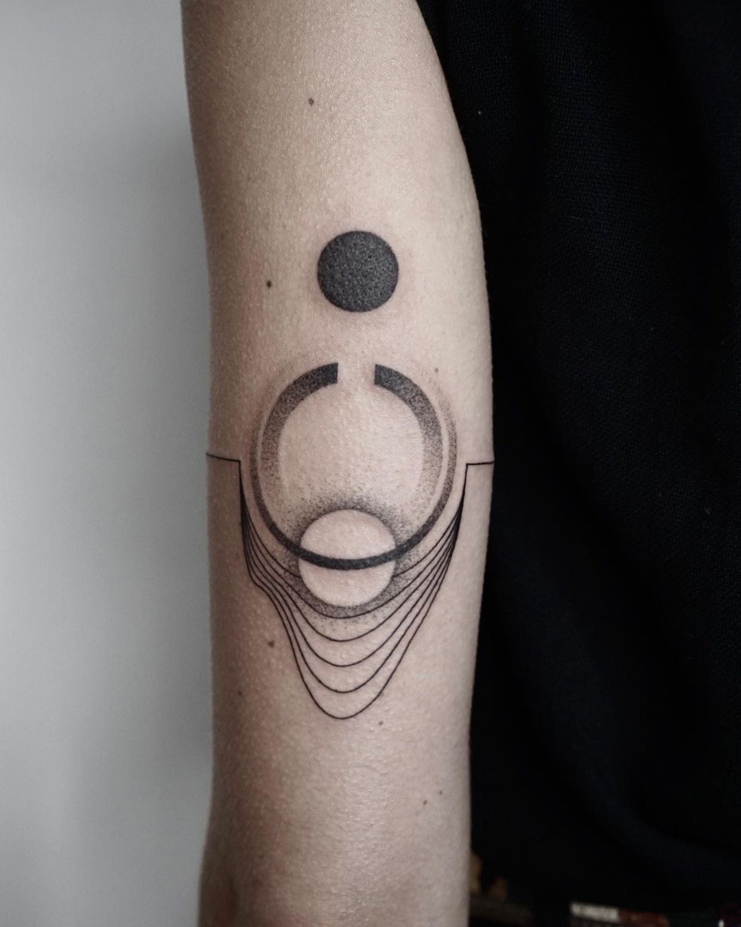 Geometric tattoo design by eleonora.cercato