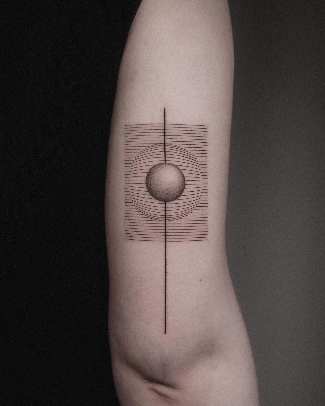 Geometric tattoo ideas for men by fifne