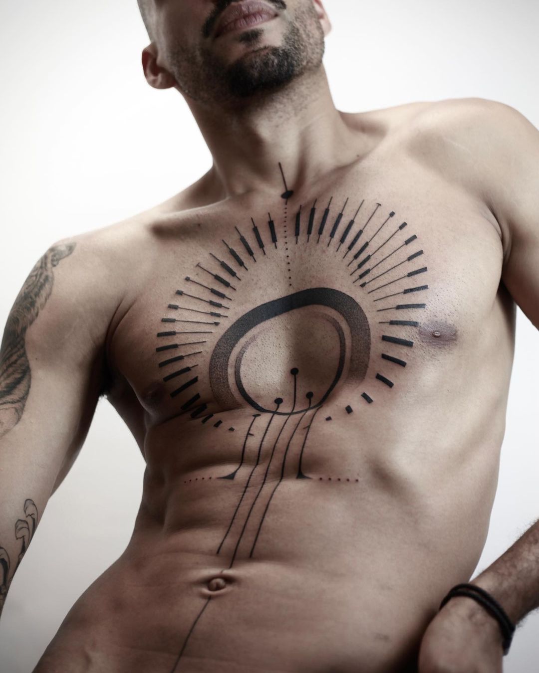 Geometric tattoo ideas for men by eleonora.cercato