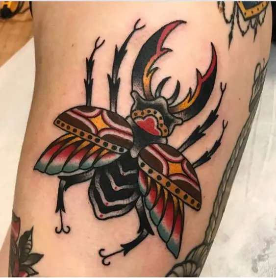 Insect traditional tattoo