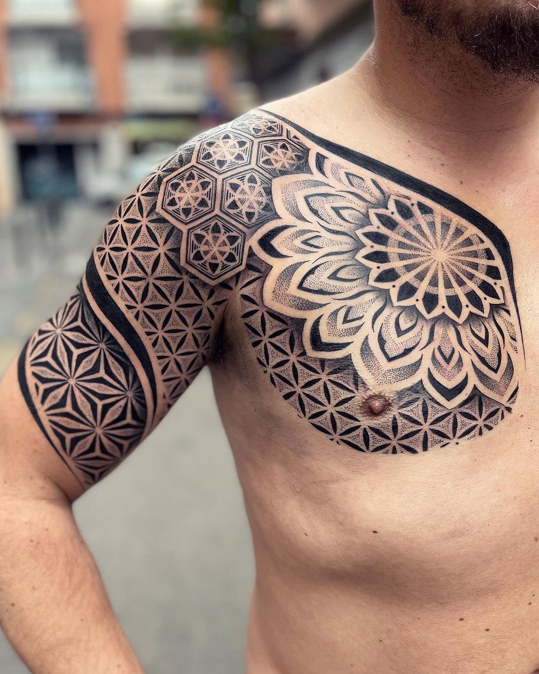 Mandala tattoo design by vitall.black