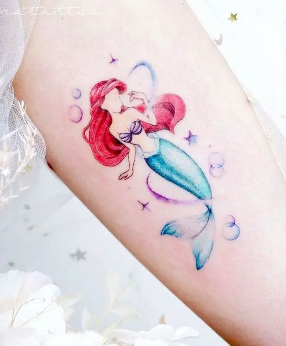 Mermaid tattoo 2
