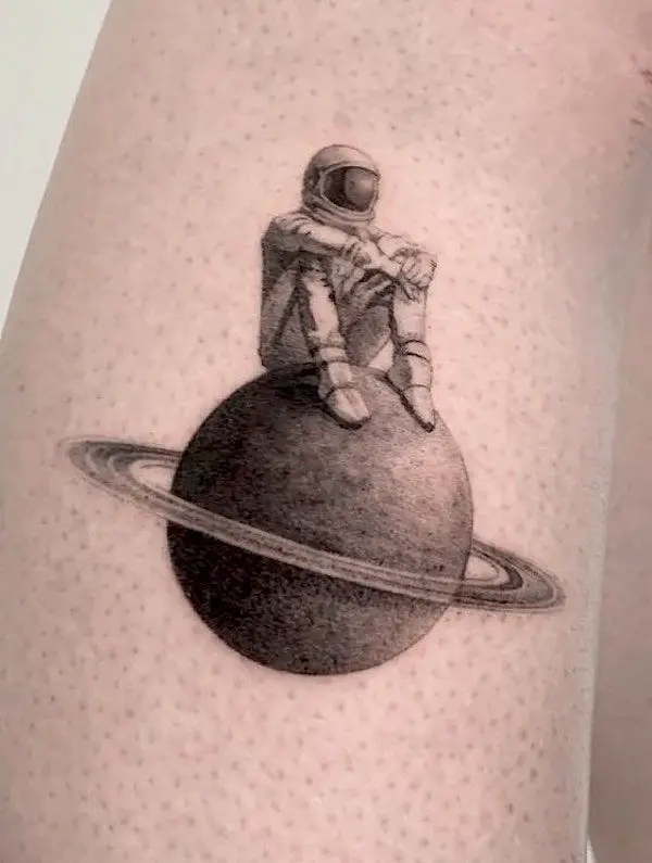 Realistic space tattoo ideas