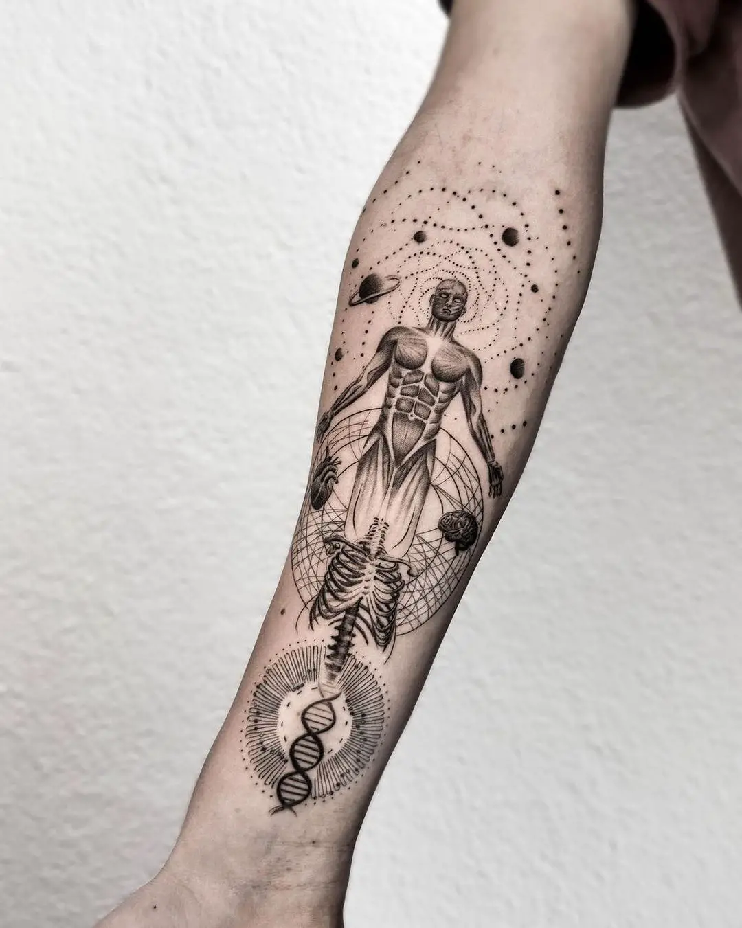 Space tattoo ideas for men by gab7sz