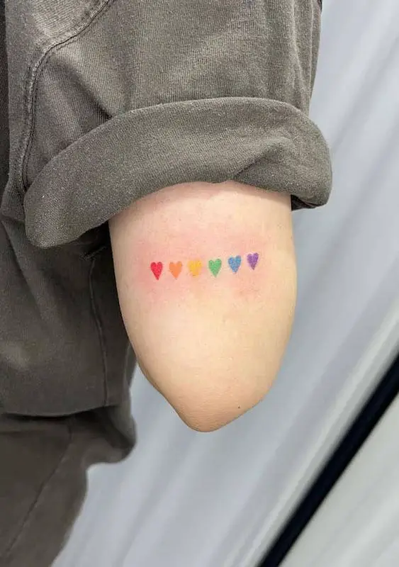 colorful small tattoo 1