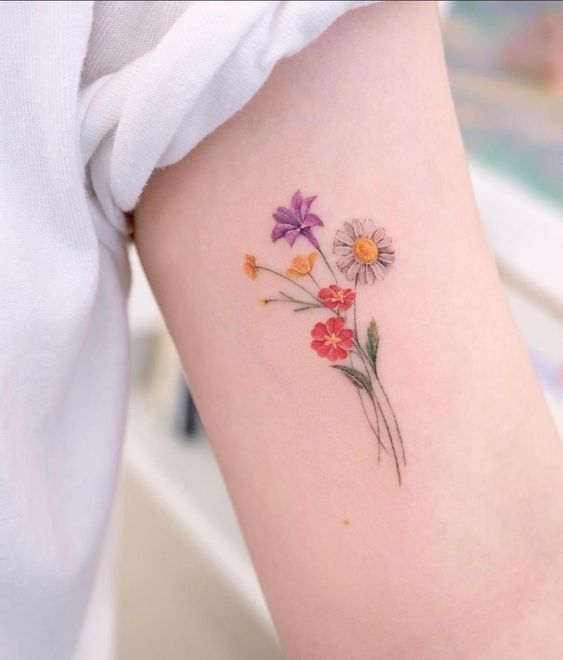 floral tattoo 3